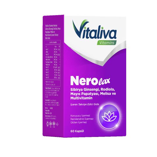Nerolax Multivitamin Içeren Takviye Edici Gıda 60 Kapsül