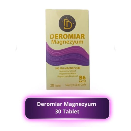 Deromiar Magnezyum B6 30 Tablet