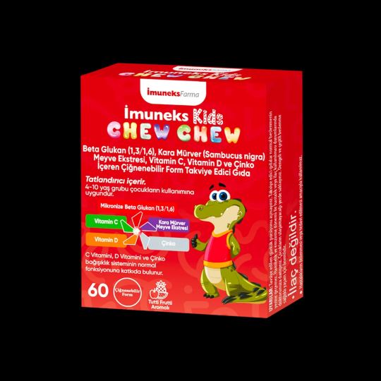 İmuneks Kids Chew Chew 60 Çiğnenebilir Form