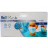 Roll Maske 3 Katlı Tekli Paketlenmiş Cerrahi Maske Telli 50'li