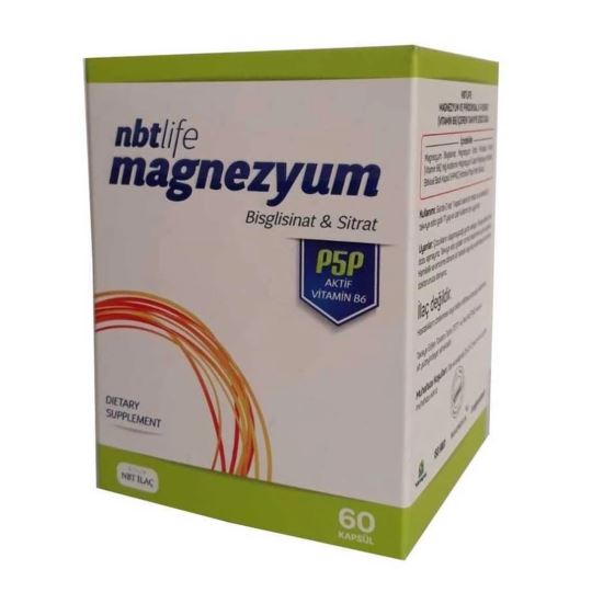 Magnezyum Bisglisinat ve Sitrat 60 Kapsül