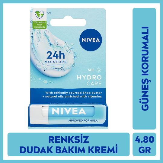 Dudak Bakım Kremi Hydro Care SPF15 4,8 gr