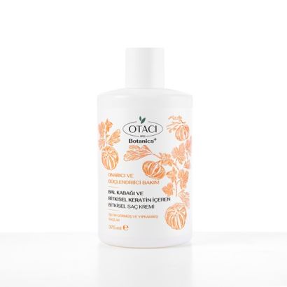 Onarıcı ve Güçlendirici Bakım Bal Kabağı ve Bitkisel Keratin İçeren Bitkisel SAÇ KREMİ 375 ml