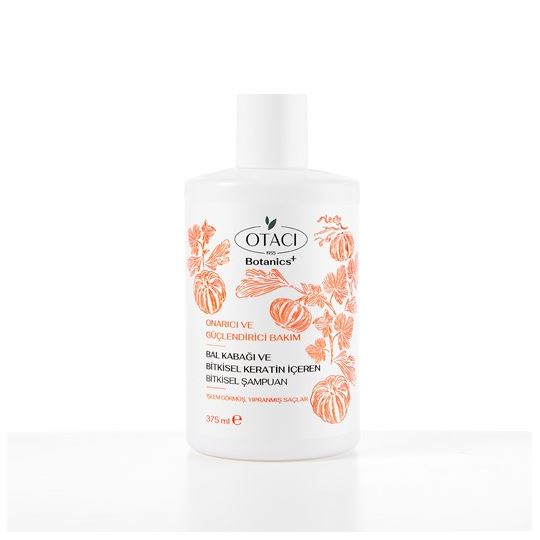 Onarıcı ve Güçlendirici Bakım Bal Kabağı ve Bitkisel Keratin İçeren Bitkisel Şampuan 375 ml