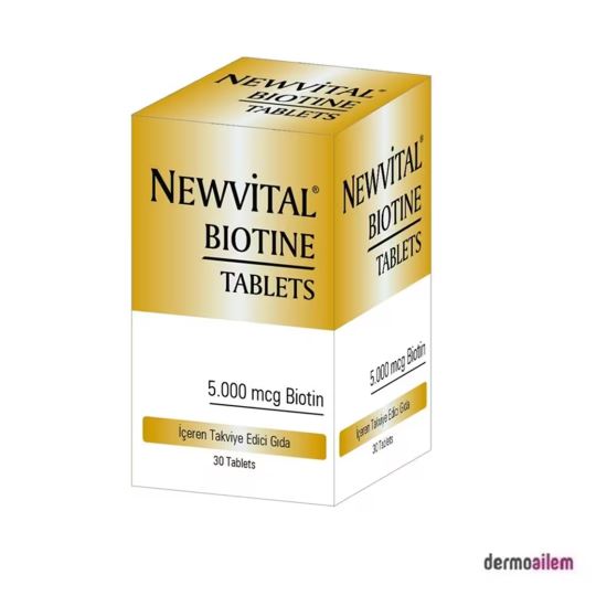 Newvital Biotine 5000 mcg 60 Tablet