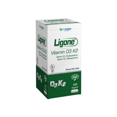 Ligone Vitamin D3 K2 120 Kapsül